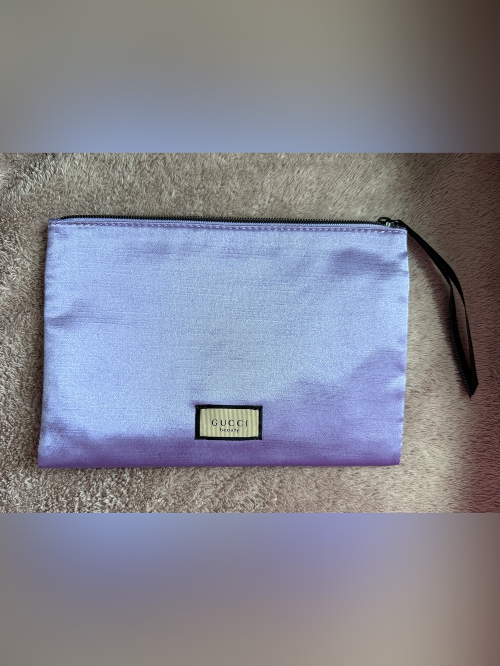 Gucci Lavender to Purple Beauty Pouch NWOT
